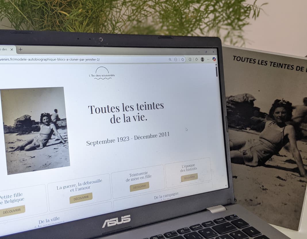 Exemple d’une biographie format livre et format numérique