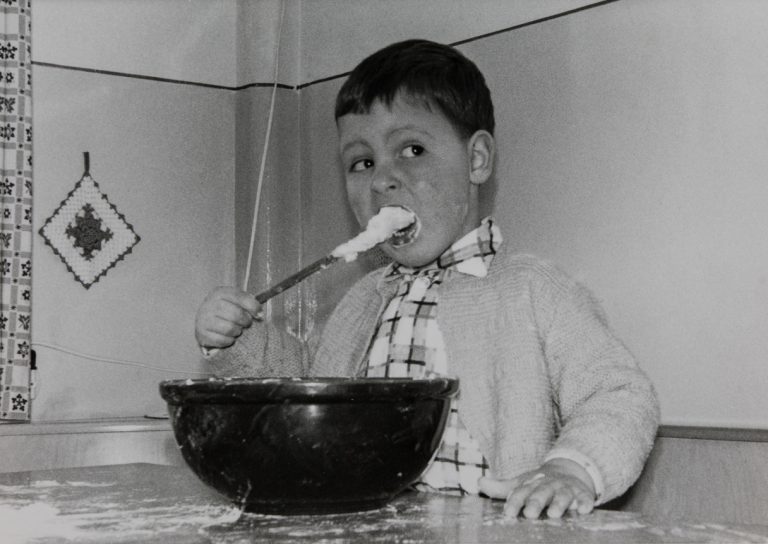 Préparation du gateau de Noël (1959)